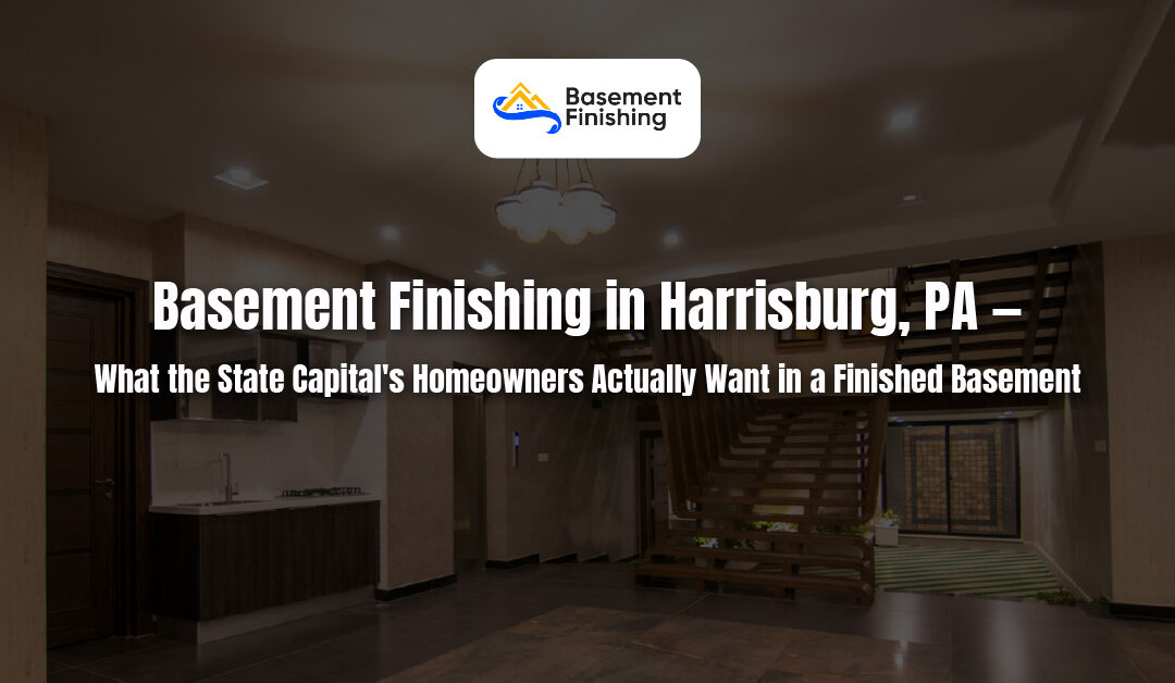 Basement Finishing in Harrisburg, PA — What Harrisburg Homeowners Look for in a Finished Basement Today